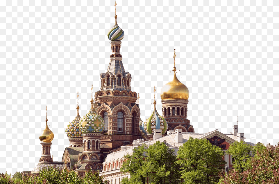 Landmark Church Of The Savior On Blood, Architecture, Building, Dome, Cathedral Png Image
