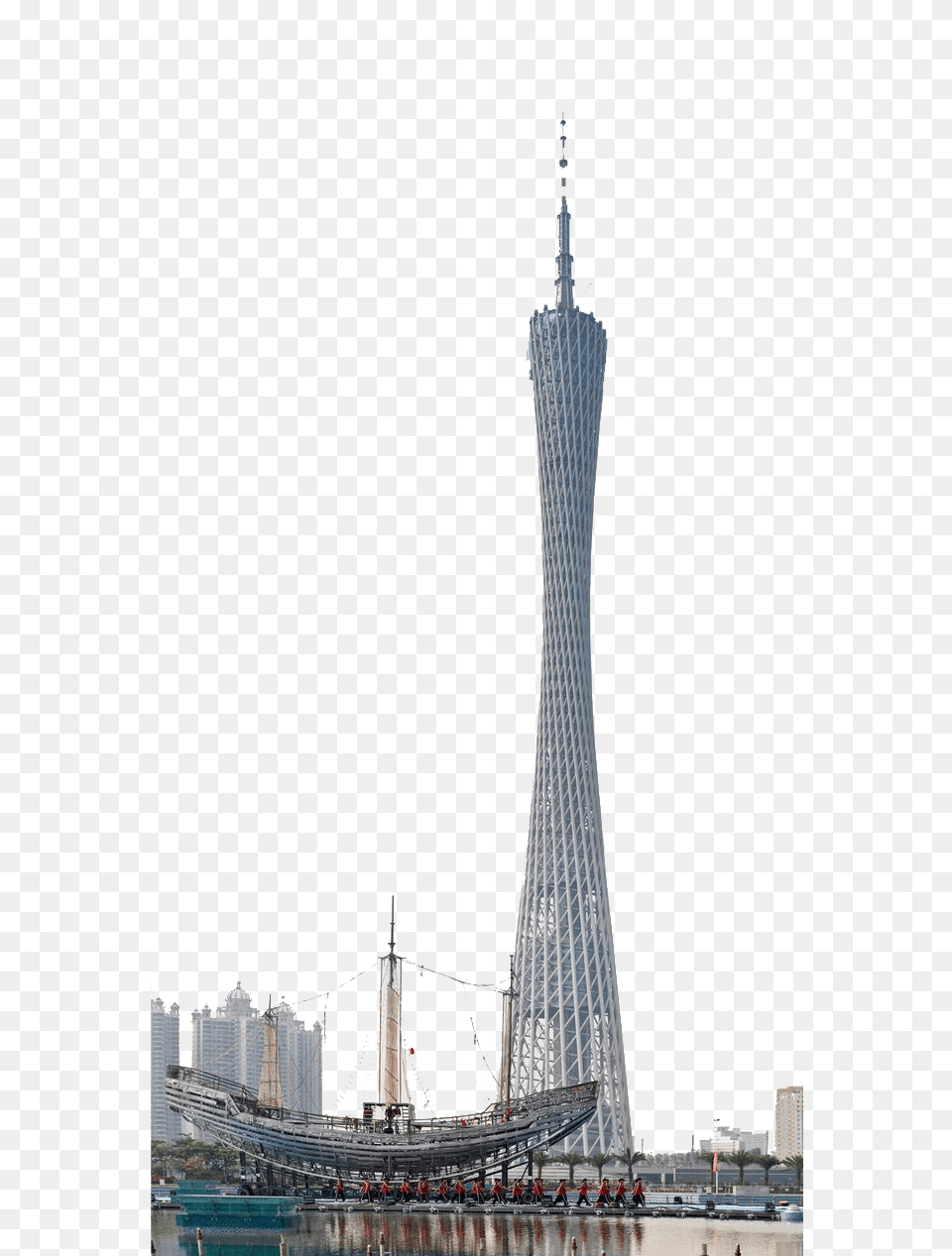 Landmark Landmarks Guangzhou Architecture Hd Image Canton Tower, City, Building, Urban, Tokyo Skytree Free Png