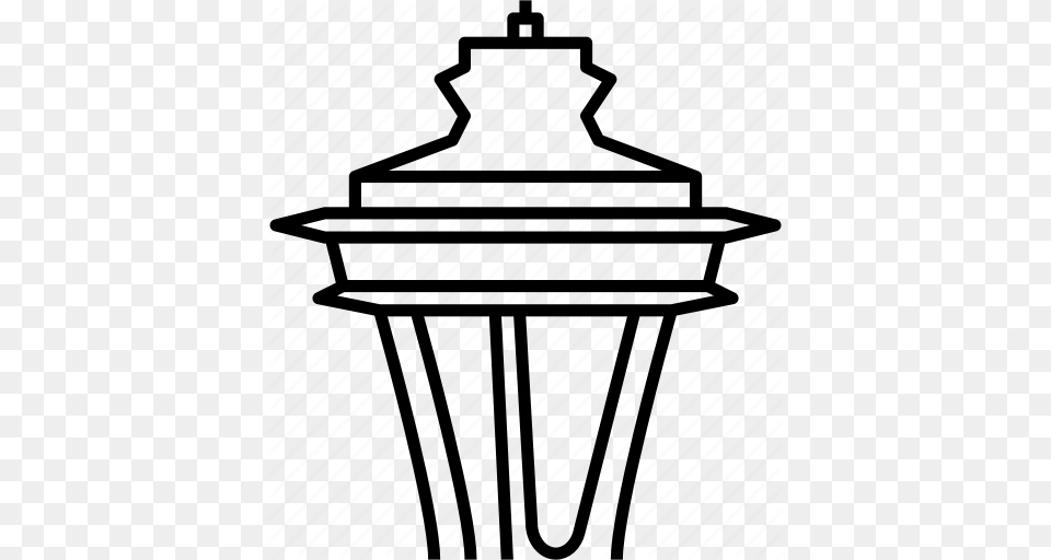 Landmark Observation Tower Pacific Northwest Seattle Space, Light, Lamp Png Image