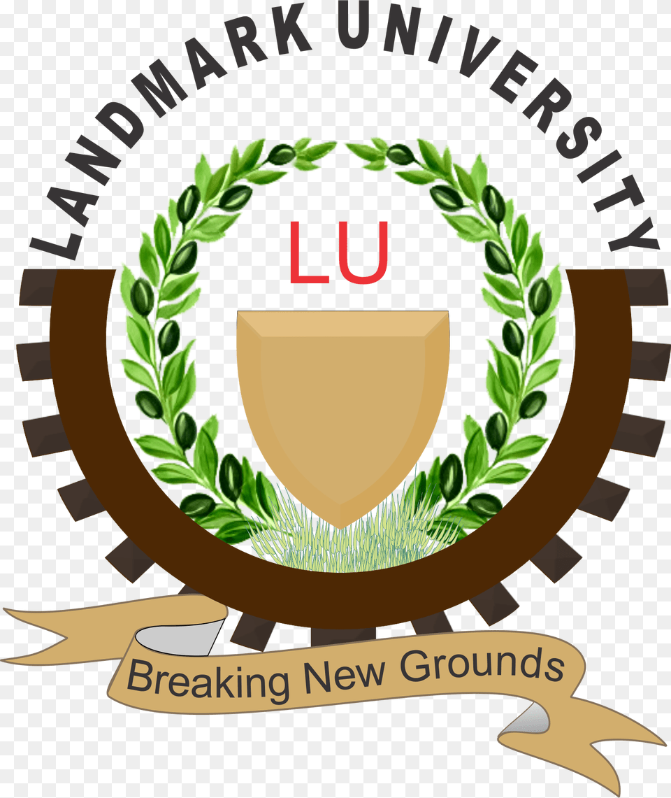 Landmark University Gets Accreditation For Six Courses Landmark University Logo, Emblem, Symbol Free Transparent Png