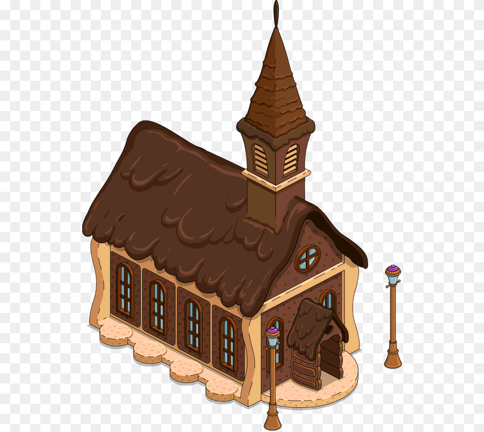 Landofchocolatechapel Transimage Simpsons Tapped Out Chocolate, Architecture, Spire, Tower, Building Png