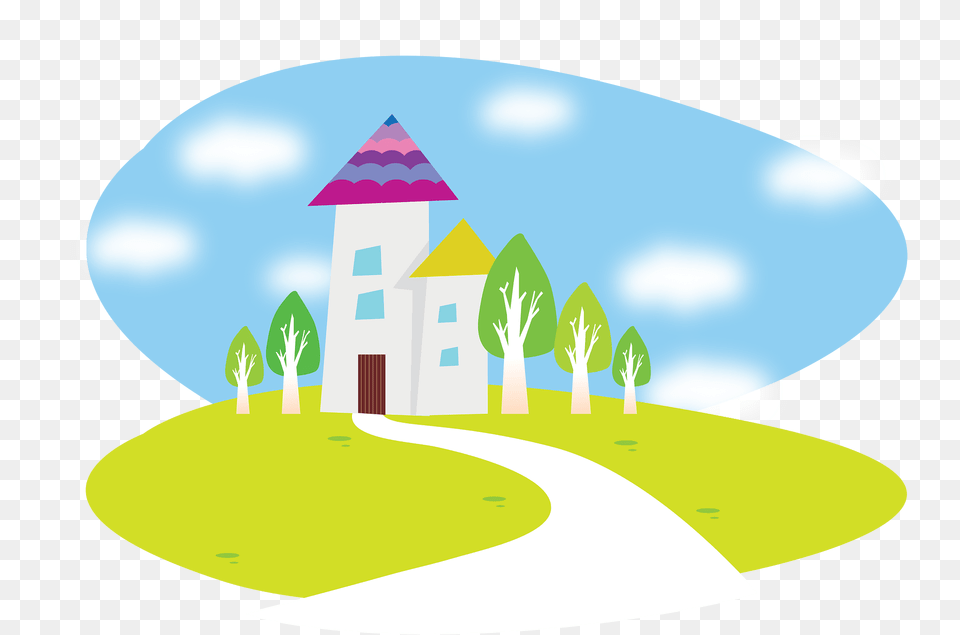 Landscape Clipart, Grass, Plant, Neighborhood, Outdoors Png Image