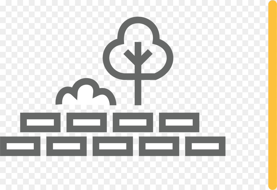 Landscape Designing Icon, Stencil, Symbol Png Image