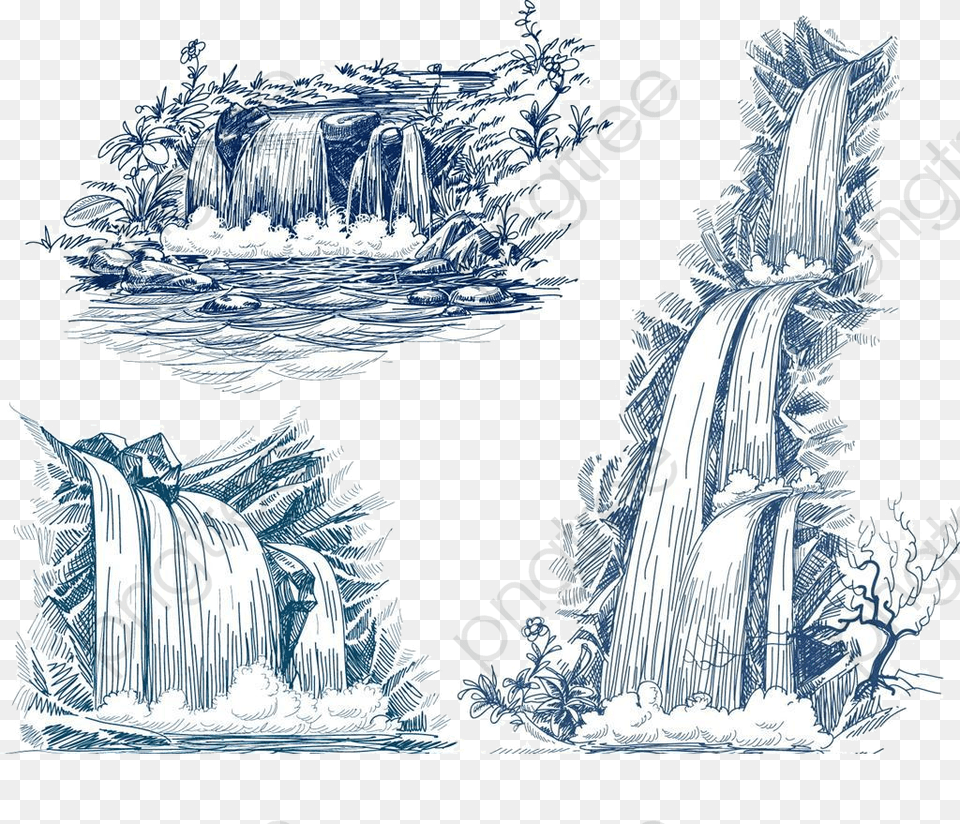 Landscape Drawing, Outdoors, Ice, Nature, Art Png