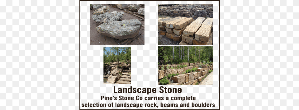 Landscape Stone From Pine Stone Co Rock, Wood, Walkway, Path, Flagstone Png