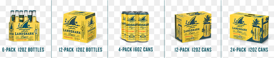 Landshark 24 Pack Cans Landshark Beer, Can, Tin, Alcohol, Beverage Free Transparent Png