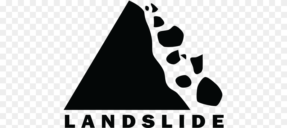 Landslide Logo Design On Behance Adobe Photoshop Cs6 Landslide Graphics, Triangle, Lighting, Blackboard Png Image