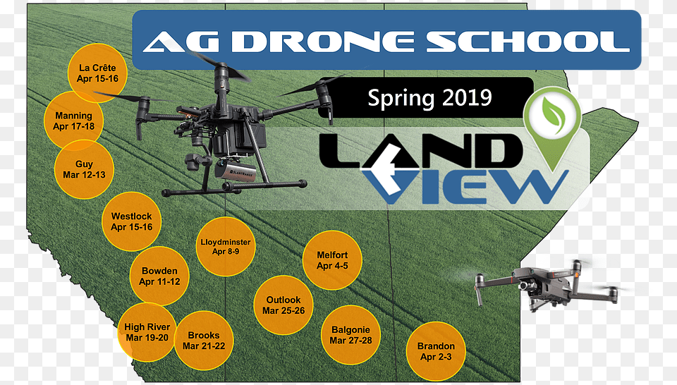 Landview Ag Drone School 2019 Spring, Aircraft, Helicopter, Transportation, Vehicle Free Png