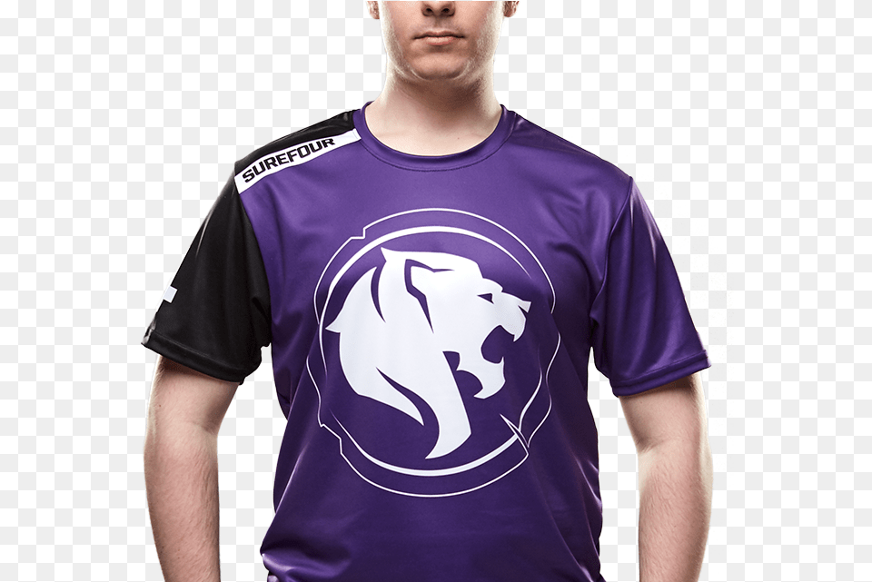 Lane Surefour Roberts Overwatch League Player Active Shirt, Clothing, T-shirt, Adult, Male Free Png Download