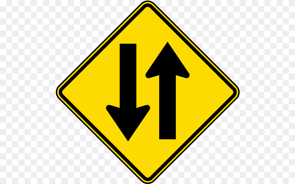 Lane Traffic Sign, Road Sign, Symbol Free Png Download