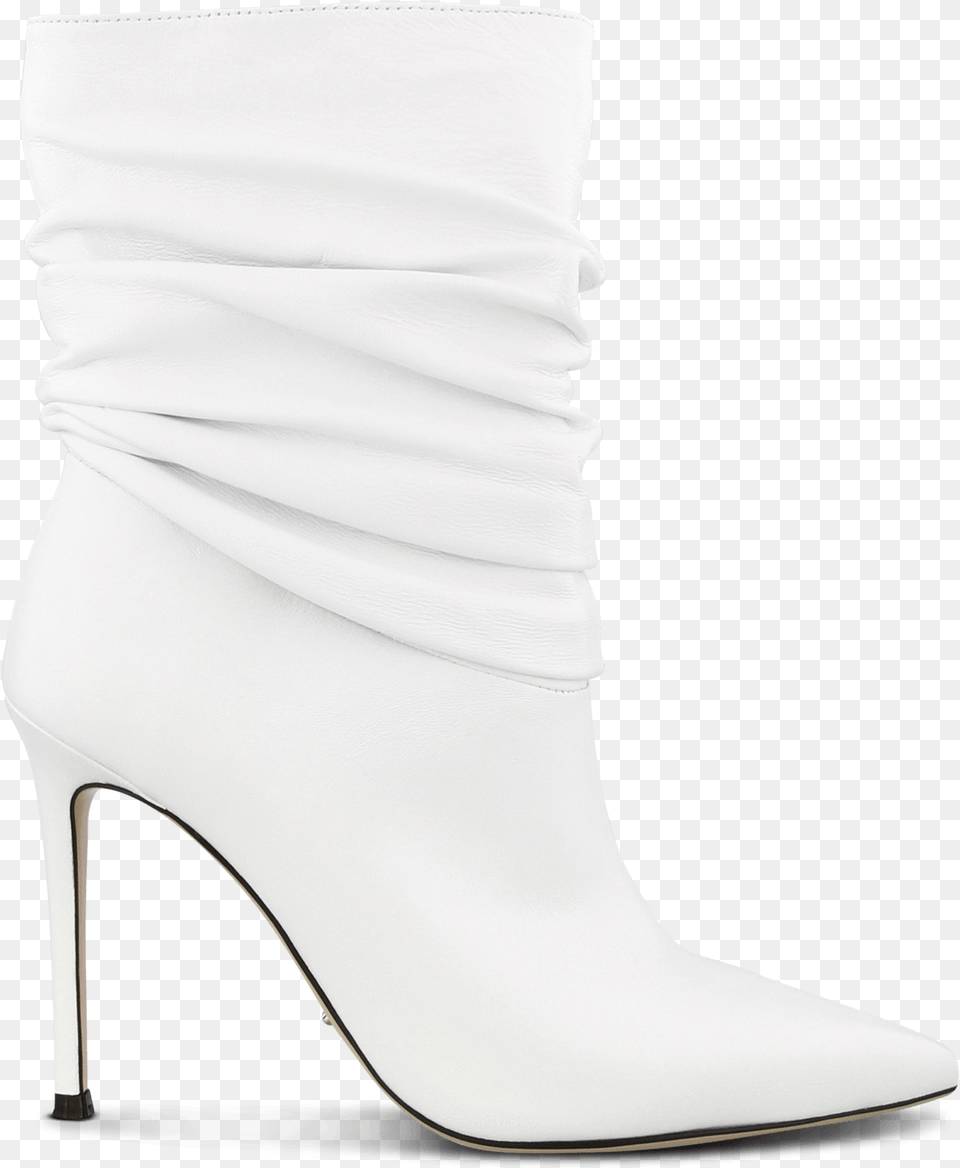 Lane White Sheep Nappa Ankle Boots White Boots, Clothing, Footwear, High Heel, Shoe Png Image