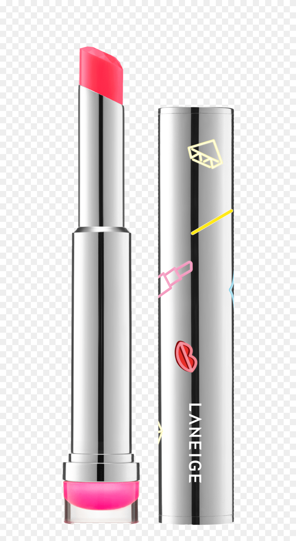 Laneige Holiday Stained Glass Stick Neon Pk Open Front, Cosmetics, Lipstick Free Png