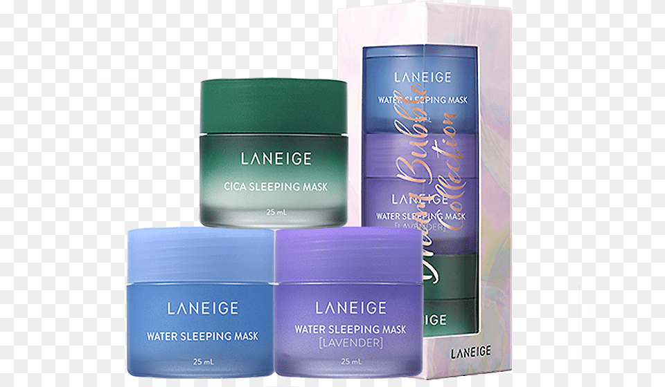 Laneige Water Sleeping Mask Set, Bottle, Cosmetics Free Transparent Png