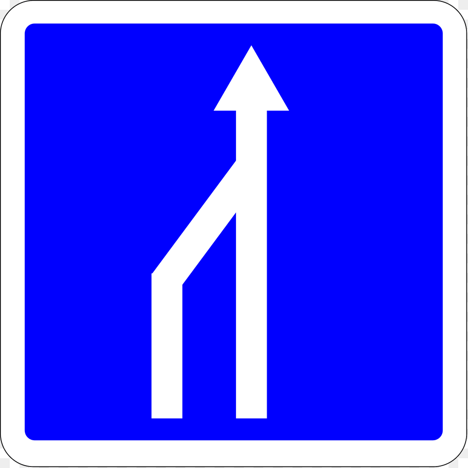 Lanes Merge Clipart, Sign, Symbol, Road Sign Free Png Download