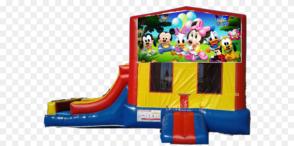 Lanes Side Slide Jumper Minnie Mouse 180day Baby Disney, Inflatable, Play Area, Indoors Free Png Download