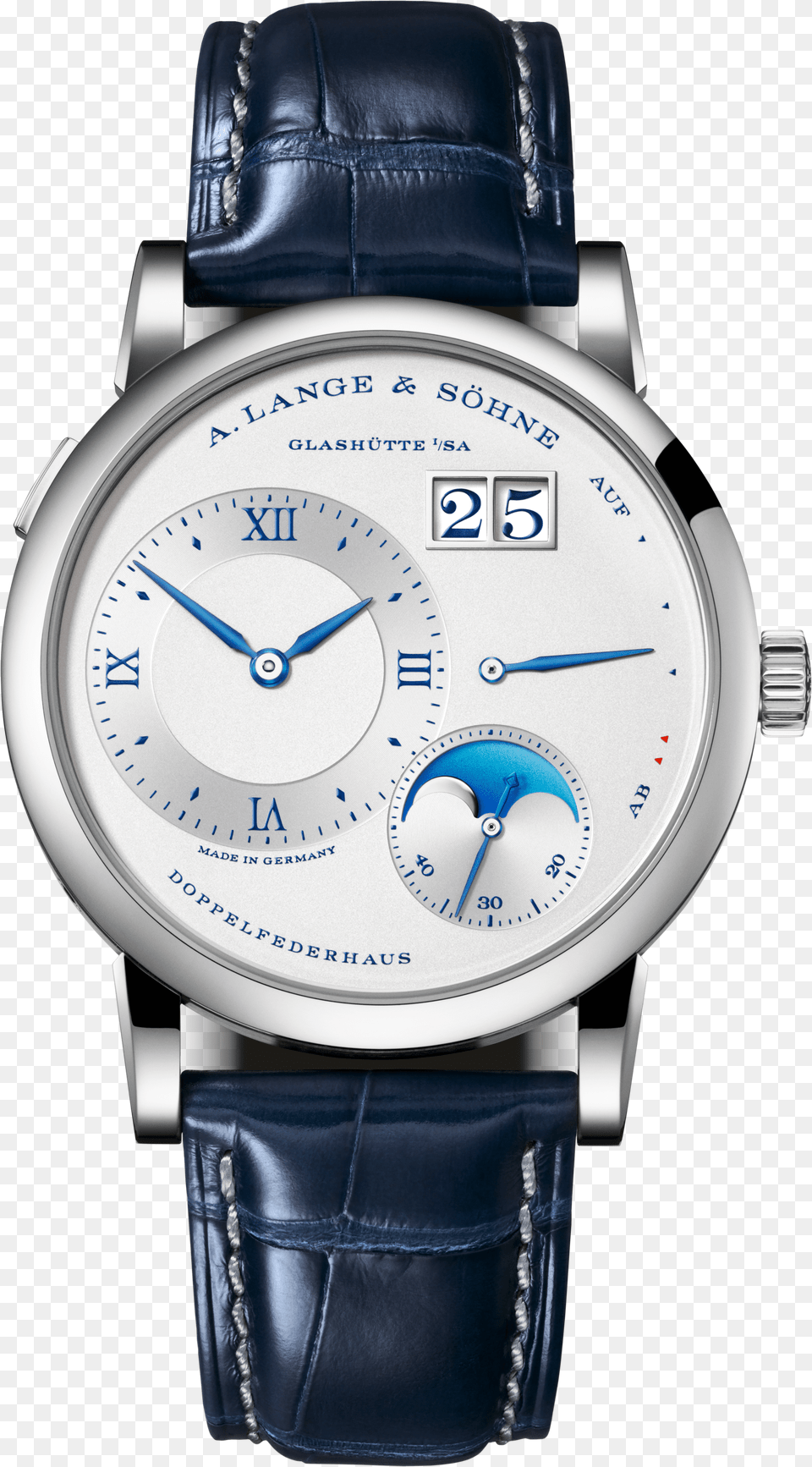 Lange 1 Moon Phase 25th Anniversary, Arm, Body Part, Person, Wristwatch Free Png Download