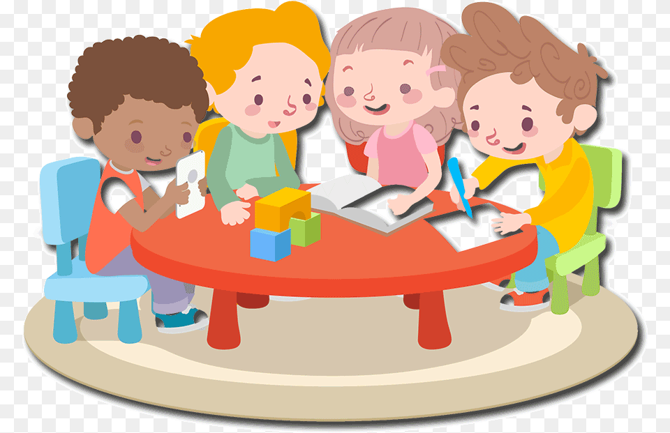 Language Clipart Kids Derecho A La Educacion Animada, Reading, Person, People, Baby Free Png Download