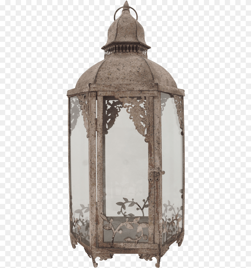 Lanoso Farol De Hierro Y Vidrio Lantern, Lamp, Architecture, Building, Lampshade Png