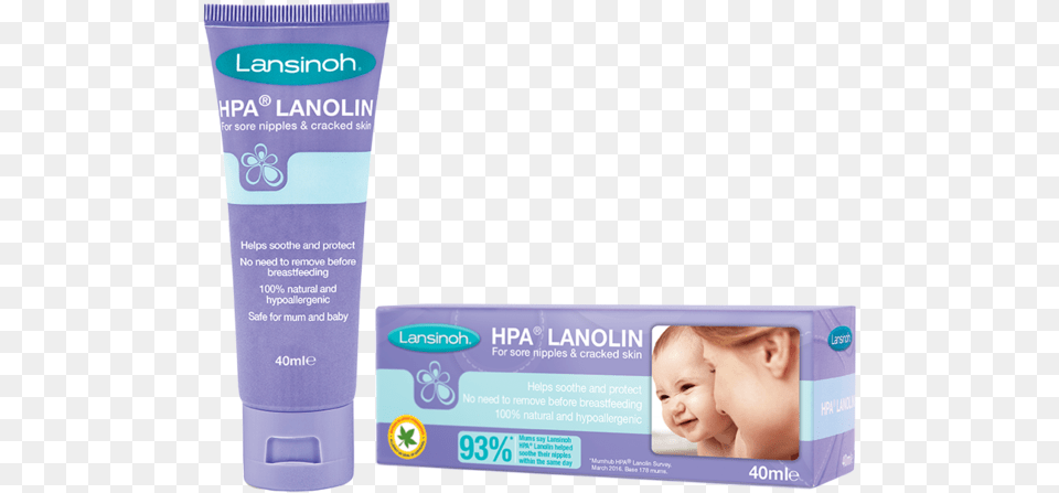 Lansinoh Hpa Lanolin Nipple Cream 40ml Hpa Lanolin, Bottle, Lotion, Adult, Baby Png