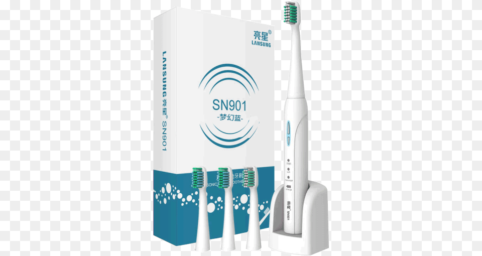 Lansung Sn901 Acoustic Whitening Soft Hair Automatic Electric Toothbrush, Brush, Device, Tool Free Png Download