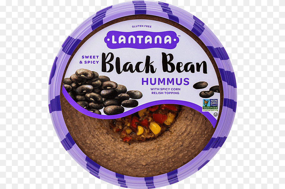 Lantana Black Bean Hummus, Food, Plant, Produce, Vegetable Png