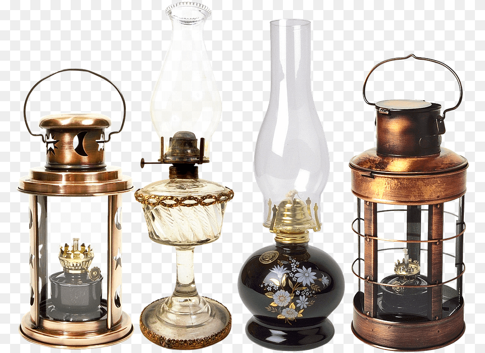 Lantern Lamp Kerosene Lamp Vintage Retro Glass, Bottle, Cosmetics, Perfume Png Image