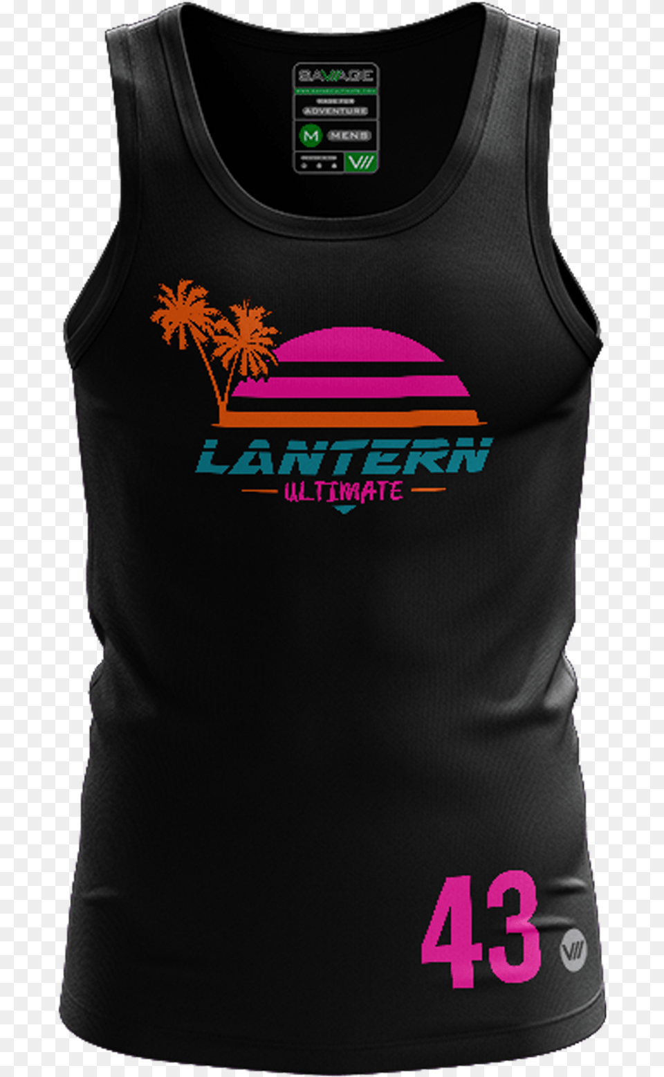 Lantern Ultimate Tank Jersey Black Active Tank, Clothing, Shirt, Tank Top, Accessories Png