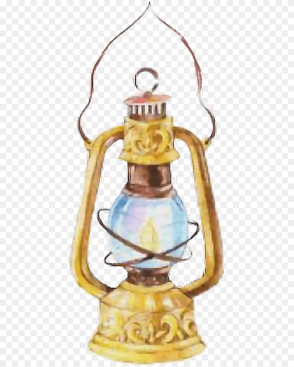 Lantern Watercolor Light Camping Ornate Lighteffect Watercolor Painting, Lamp, Accessories, Jewelry, Necklace Free Transparent Png
