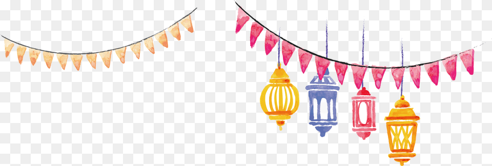 Lantern Watercolor Lamp, Lighting, Balloon Free Transparent Png