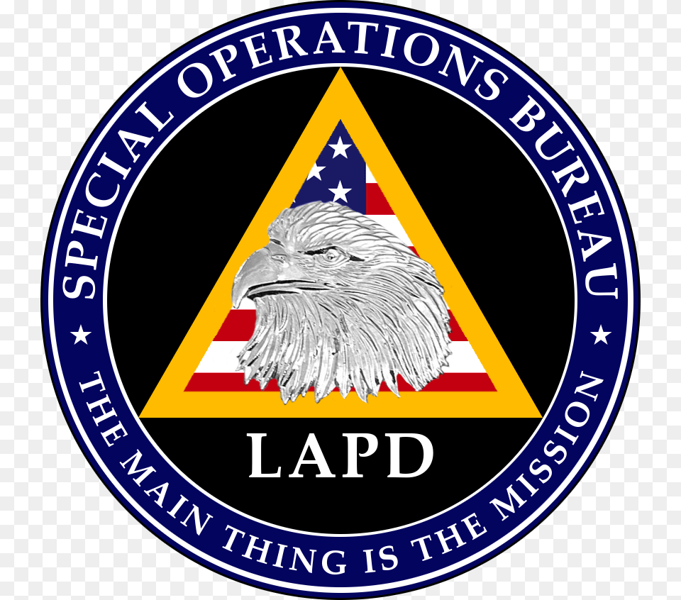 Lapd Los Angeles Police Air Support Division Official Official Logo Of Lapd, Badge, Symbol, Emblem, Animal Free Png Download