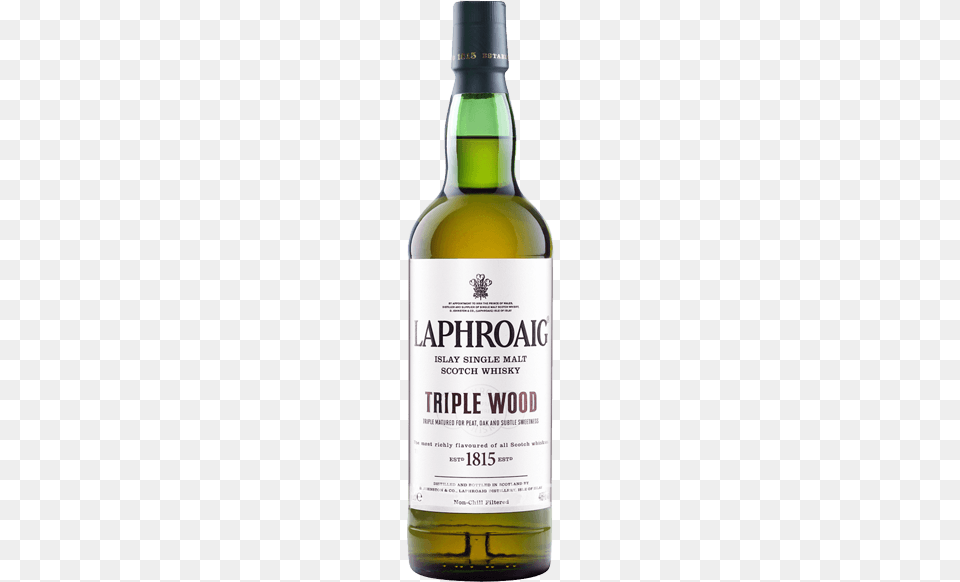 Laphroaig Triple Wood Laphroaig Triple Wood Islay Single Malt Scotch Whisky, Alcohol, Beverage, Liquor, Bottle Free Png Download