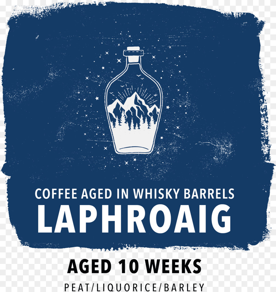 Laphroaig Whisky Barrel Coffee, Advertisement, Jar, Pottery, Bottle Png