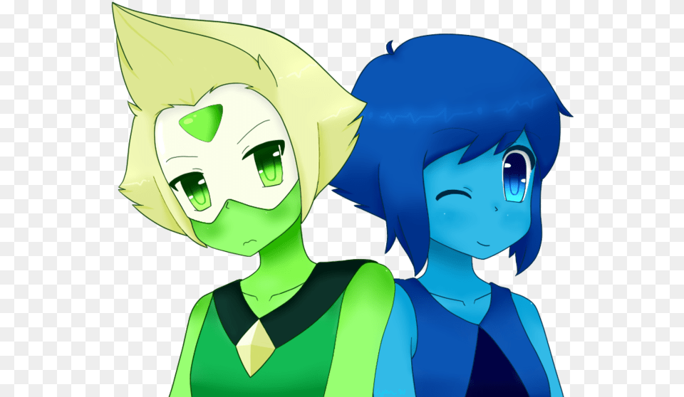 Lapis And Peridot Images Lapidot Hd Wallpaper And Background Wallpaper, Book, Comics, Publication, Person Png