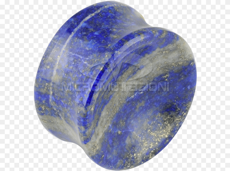 Lapis Lazuli Concave Ear Plug Ear Crystal, Accessories, Gemstone, Jewelry, Ornament Png