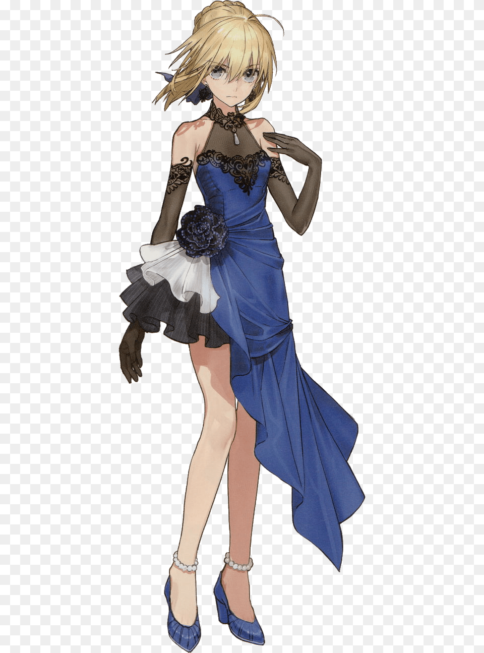 Lapis Lazuli Dress Fate Extella Artoria, Publication, Book, Comics, Adult Png Image