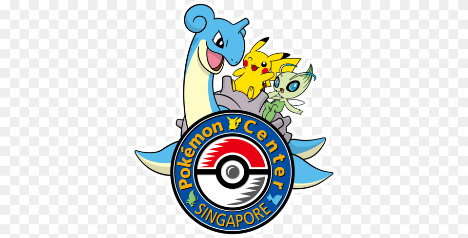 Lapras Celebi To Be Centre Singapores Official Mascots, Badge, Logo, Symbol, Emblem Free Png Download