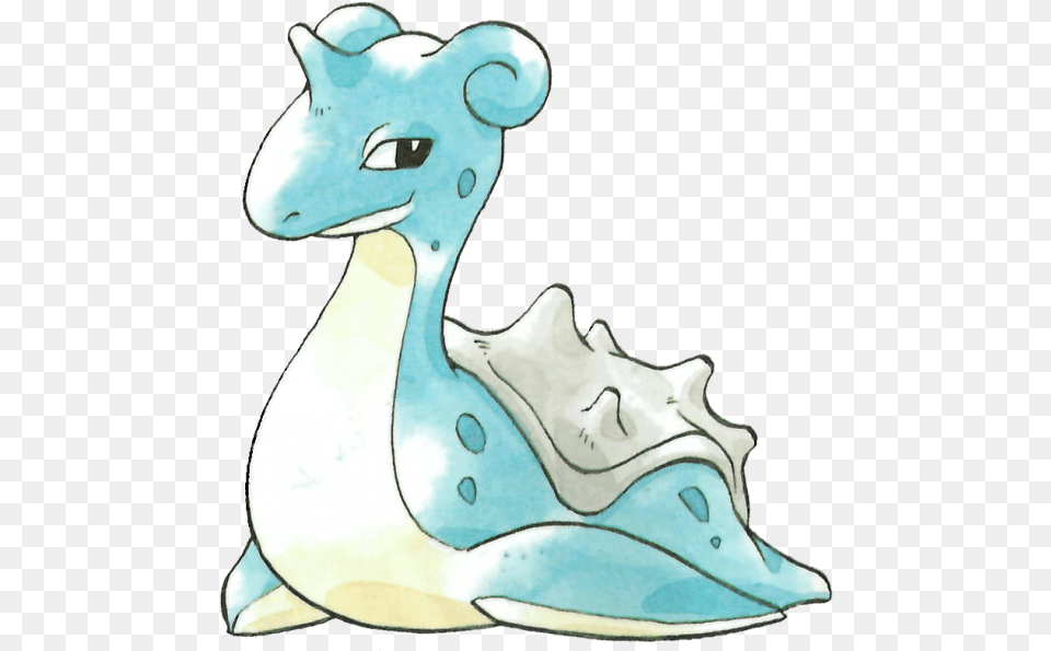 Lapras From The Official Artwork Set For Pokemon Red And Pokemon Lapras Original Art, Animal Png Image