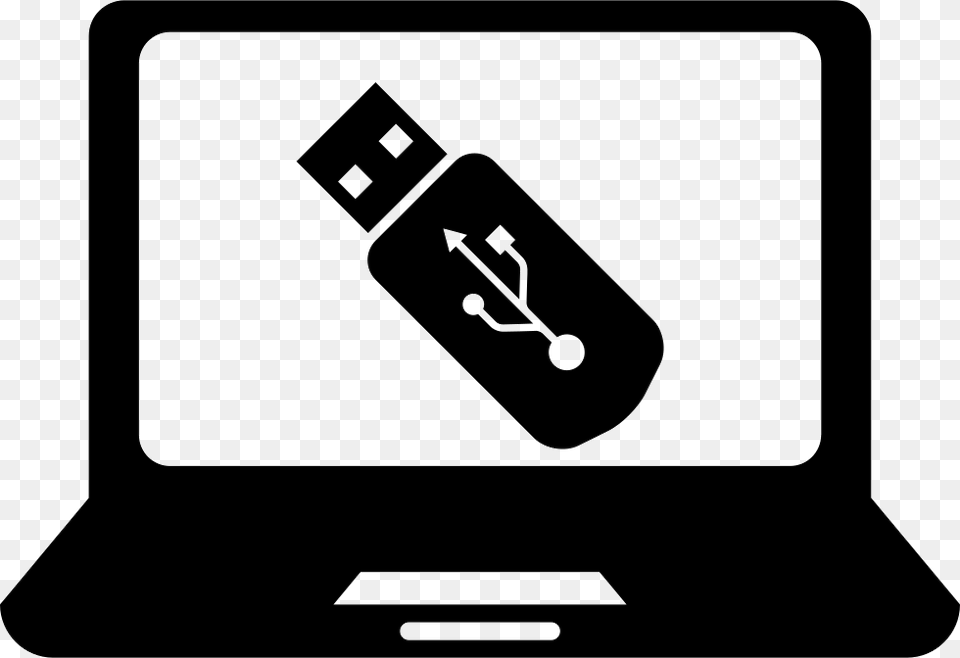 Laptop Back Technology Logo Black And White, Computer Hardware, Electronics, Hardware, First Aid Free Transparent Png