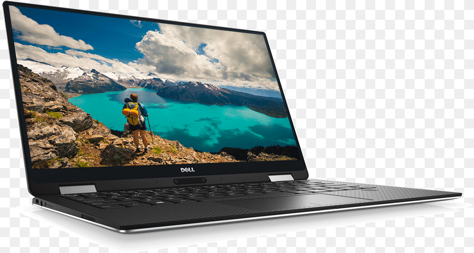 Laptop Best Buy Dell Xps Xps 13, Computer, Electronics, Pc, Person Png