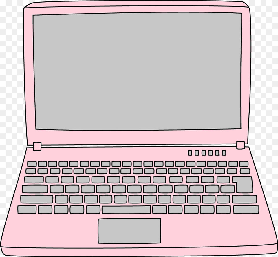 Laptop Break Down Kawaii Laptop Transparent, Computer, Electronics, Pc, Computer Hardware Free Png