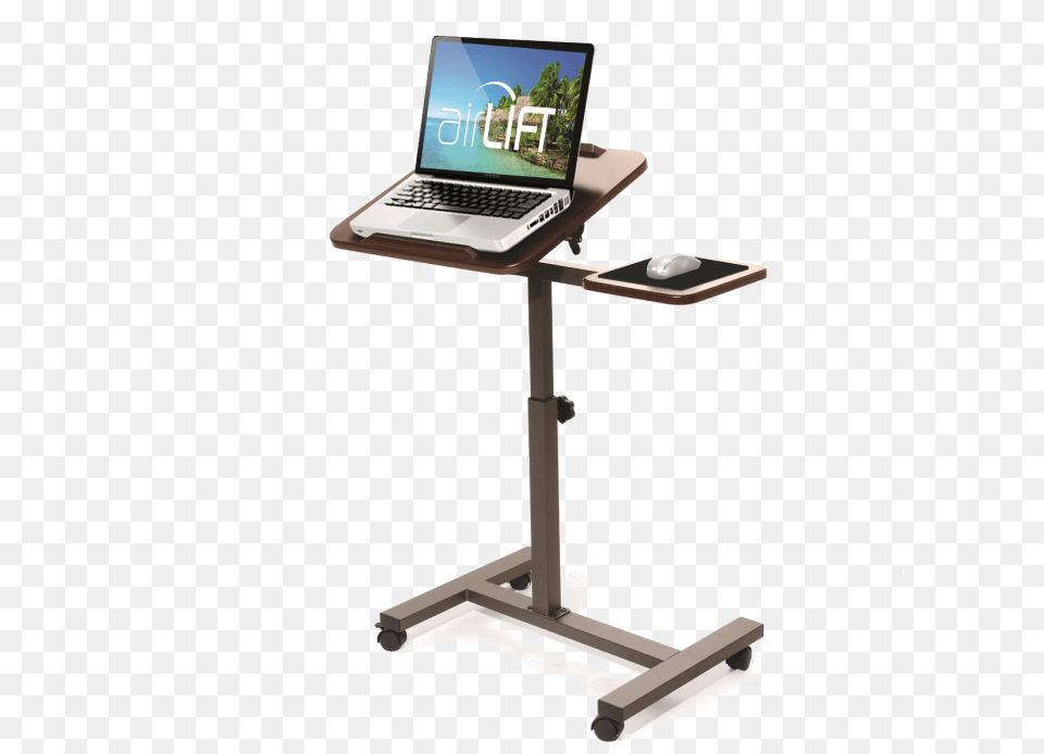 Laptop Cart Adjustable, Computer, Pc, Furniture, Electronics Png Image