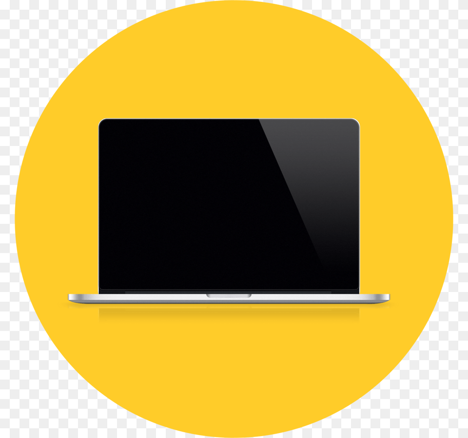Laptop Circle, Computer, Electronics, Pc, Screen Free Transparent Png
