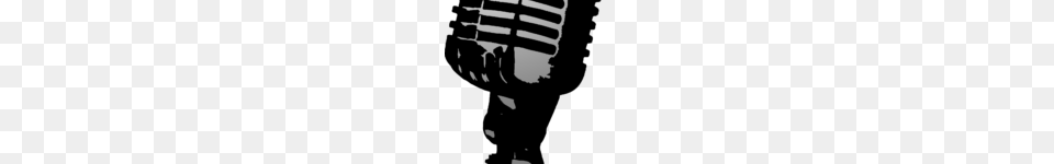 Laptop Clip Art Black And White, Electrical Device, Microphone, Person Free Png Download