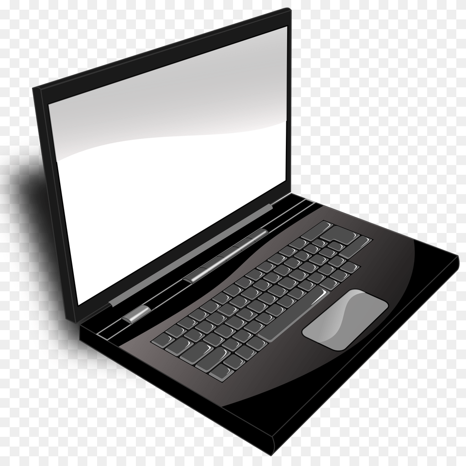 Laptop Clip Art Black And White, Computer, Electronics, Pc, Computer Hardware Free Png Download