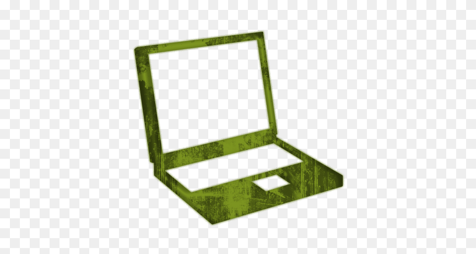 Laptop Clipart Green, Computer, Electronics, Pc, Crib Png Image