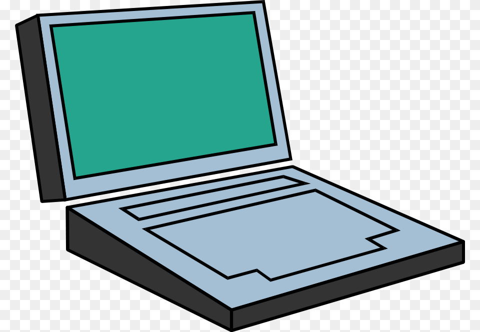 Laptop Clipart Simple, Computer, Electronics, Pc, Computer Hardware Free Transparent Png