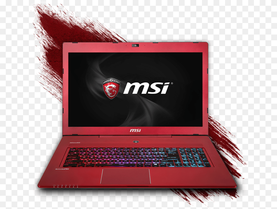 Laptop Computer Freak Show Background Red Msi Gaming Laptop, Electronics, Pc, Computer Hardware, Hardware Png Image