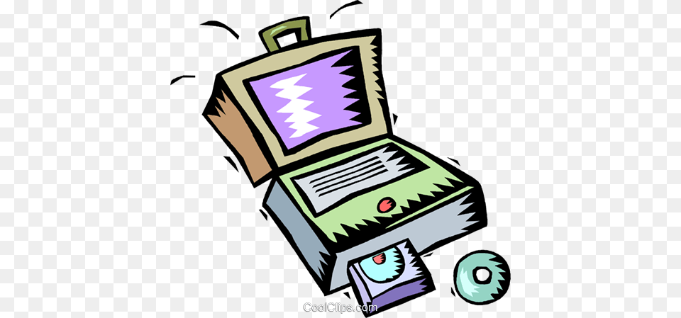 Laptop Computer Royalty Vector Clip Art Illustration, Electronics, Pc Png Image