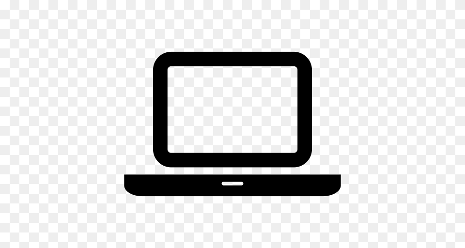 Laptop Laptop Pc Mac Icon With And Vector Format For Free, Gray Png Image