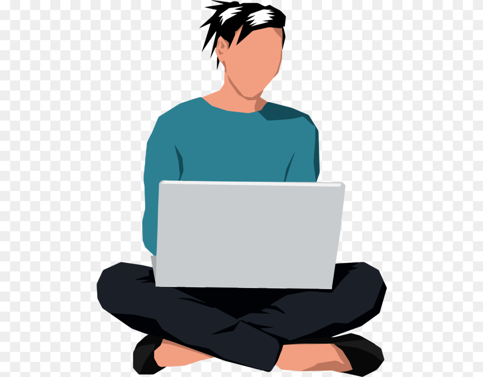 Laptop Manspreading Sitting Can Stock Photo, Computer, Electronics, Reading, Pc Free Transparent Png